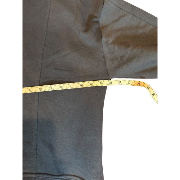 ANTHROPOLOGIE PILCRO Blue Johnny Collar Pullover Roomy Sweatshirt Women's MEDIUM - Picture 6 of 13